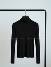 Black high neck
